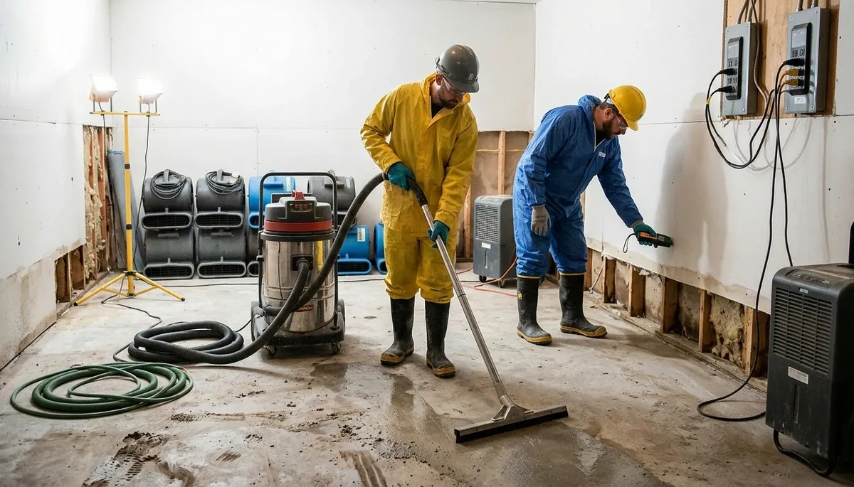 Basement Flood Cleanup Image 1