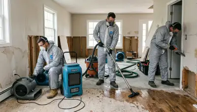 24/7 water damage restoration crew in Tallahassee, FL responding to emergency home flooding